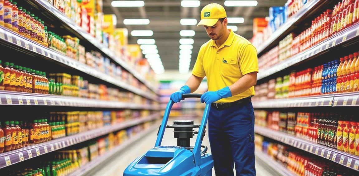 Уборка торговых помещений